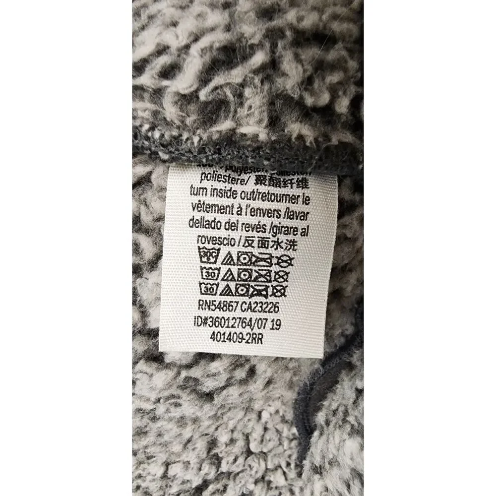 Victoria's Secret Fleece Gray Open Hooded Jacket Size M/L